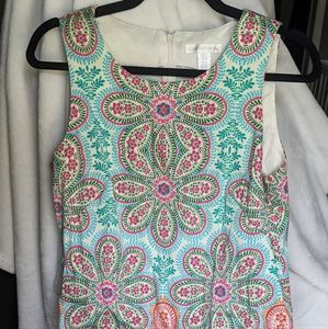 London Times Fiesta Floral Sleeveless Midi Dress, Size 12